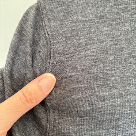 Vintage Roots Tee Women's Size XS Gray Logo Loungwear Relaxed Fit T-Shirt - Picture 9 of 10